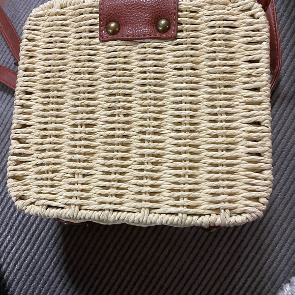 Square wicker bag - Picture 4 of 4